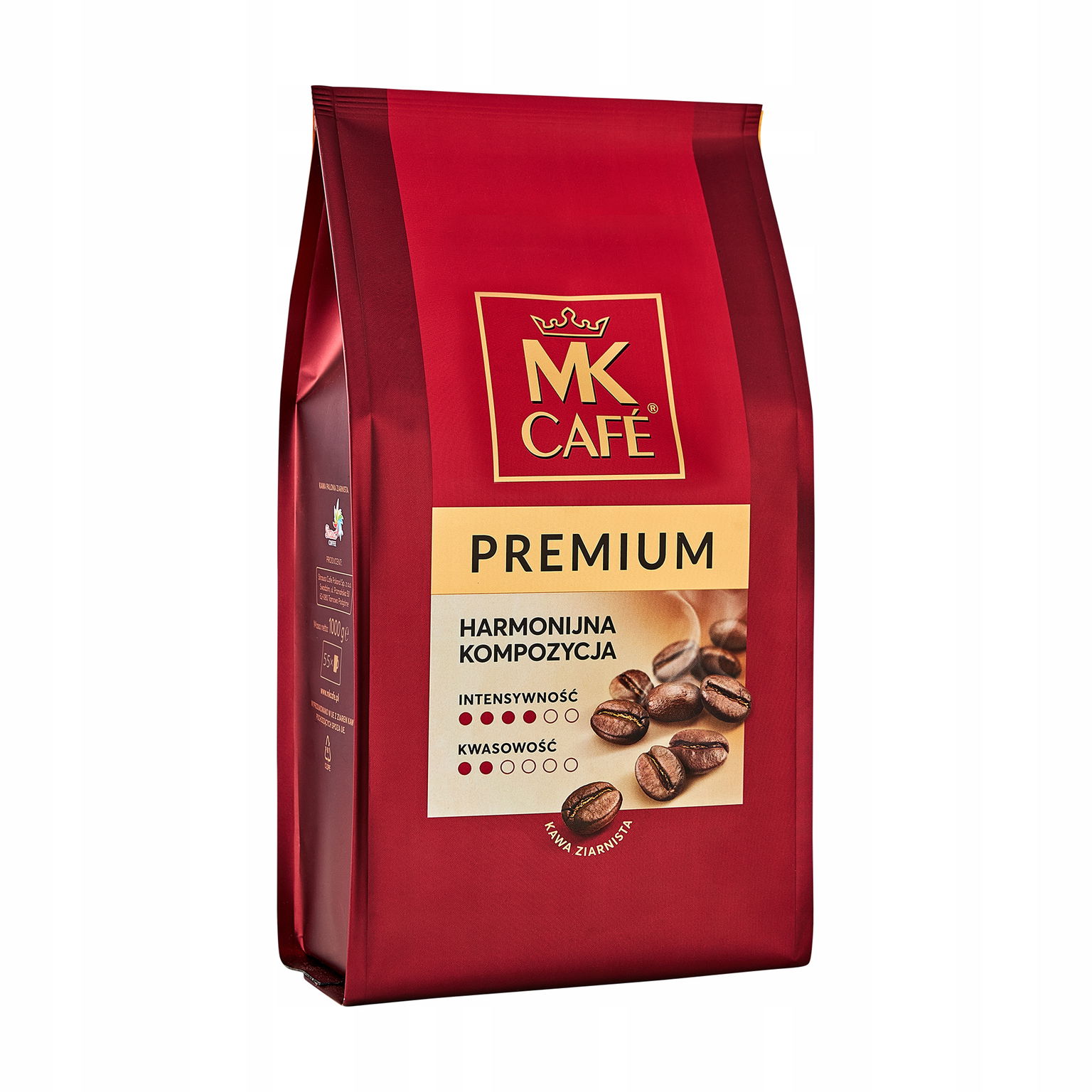 Zrnková káva zmes kávových zŕn Mk Cafe Premium 1000 g