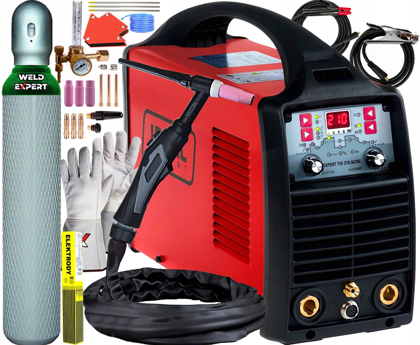 Zváračka Ideal Expert Tig 210 Ac/dc Hf Pfc 3-210A