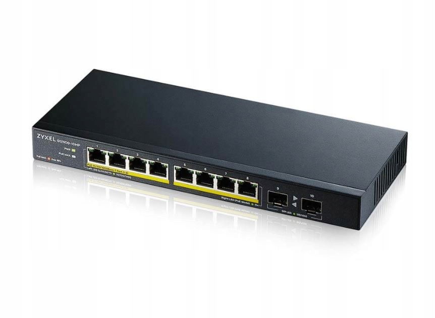 Zyxel Prepínač GS1100-10HP-EU0102F 120W PoE