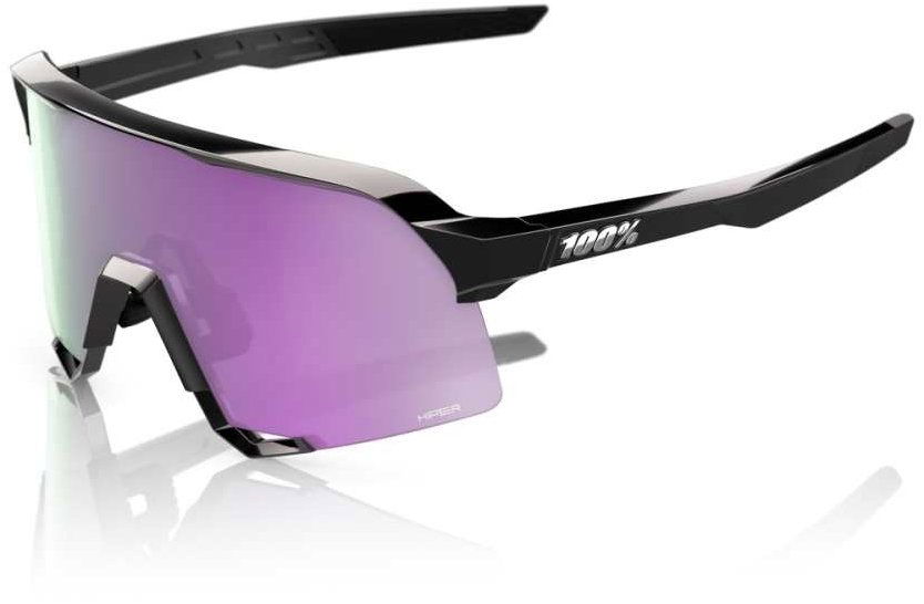 100% Speedlab S3 Polished Black HiPER Polarized Lavender Mirror