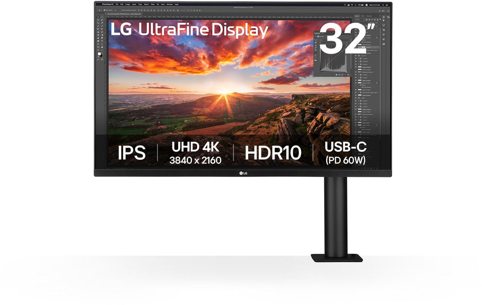 32" LG Ergo 32UN880K-B