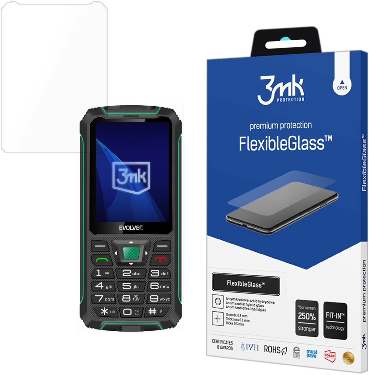 3MK FlexibleGlass pre Evolveo StrongPhone W4