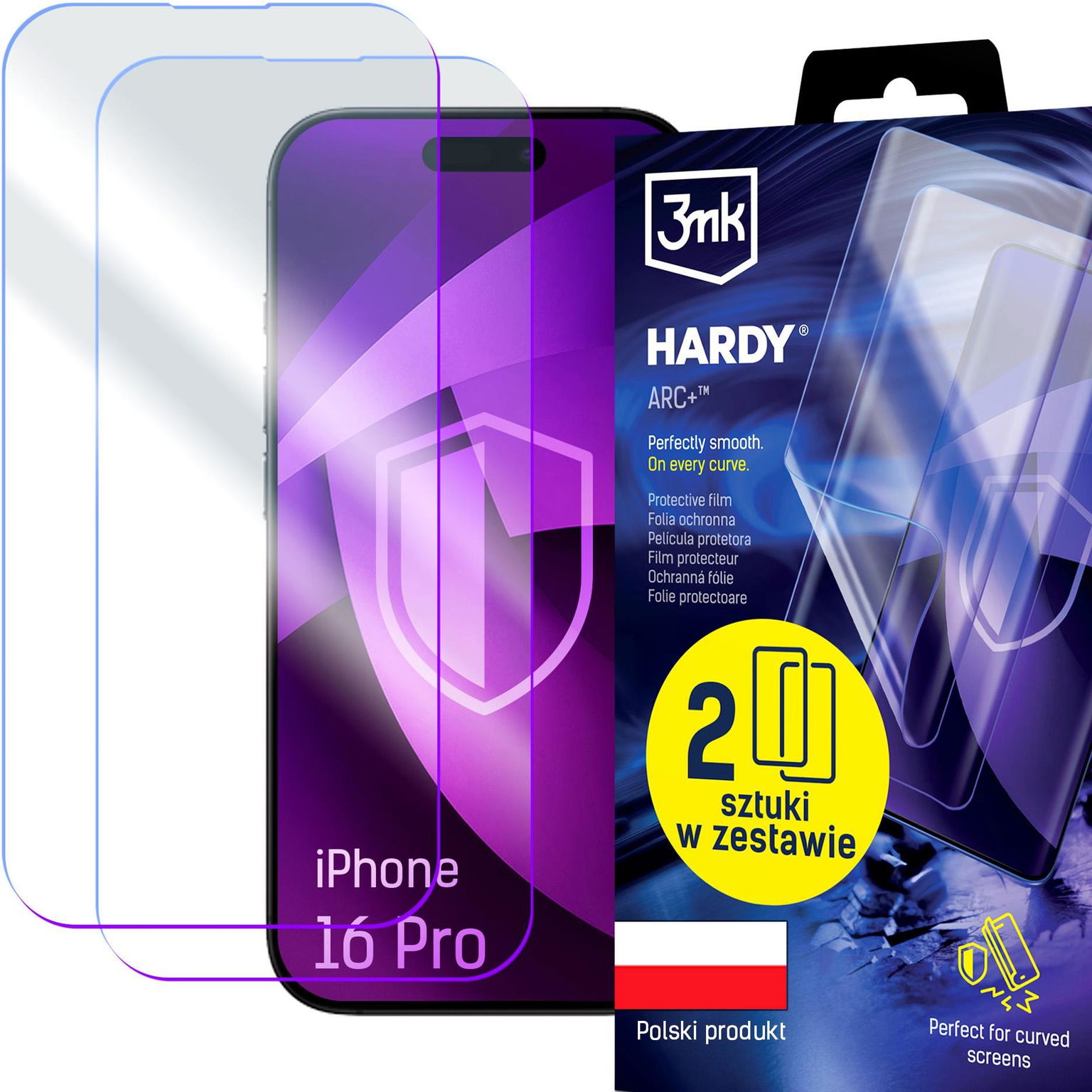 3MK Hardy ARC+ pre Apple iPhone 16 Pro (2 ks)