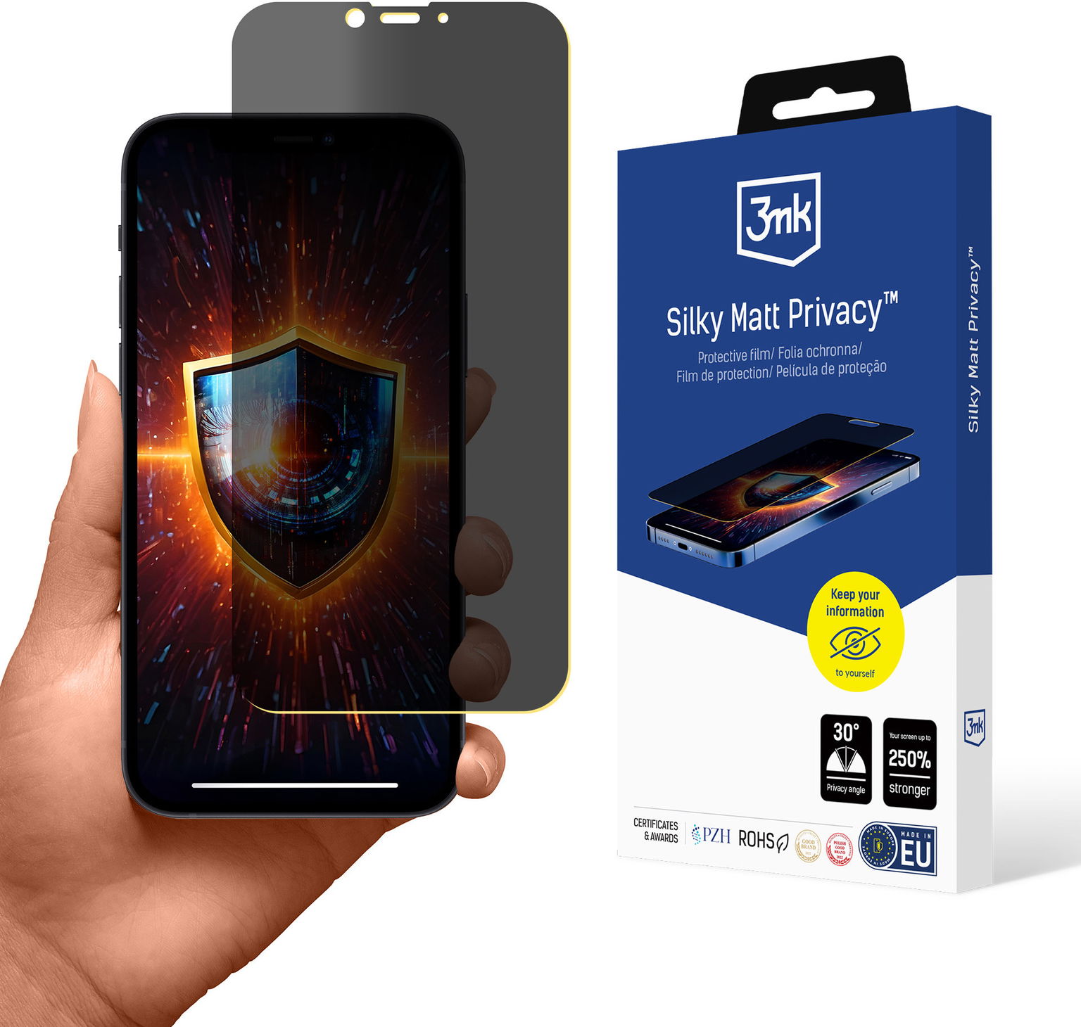 3mk Silky Matt Privacy pre Apple iPhone 13 Pro Max