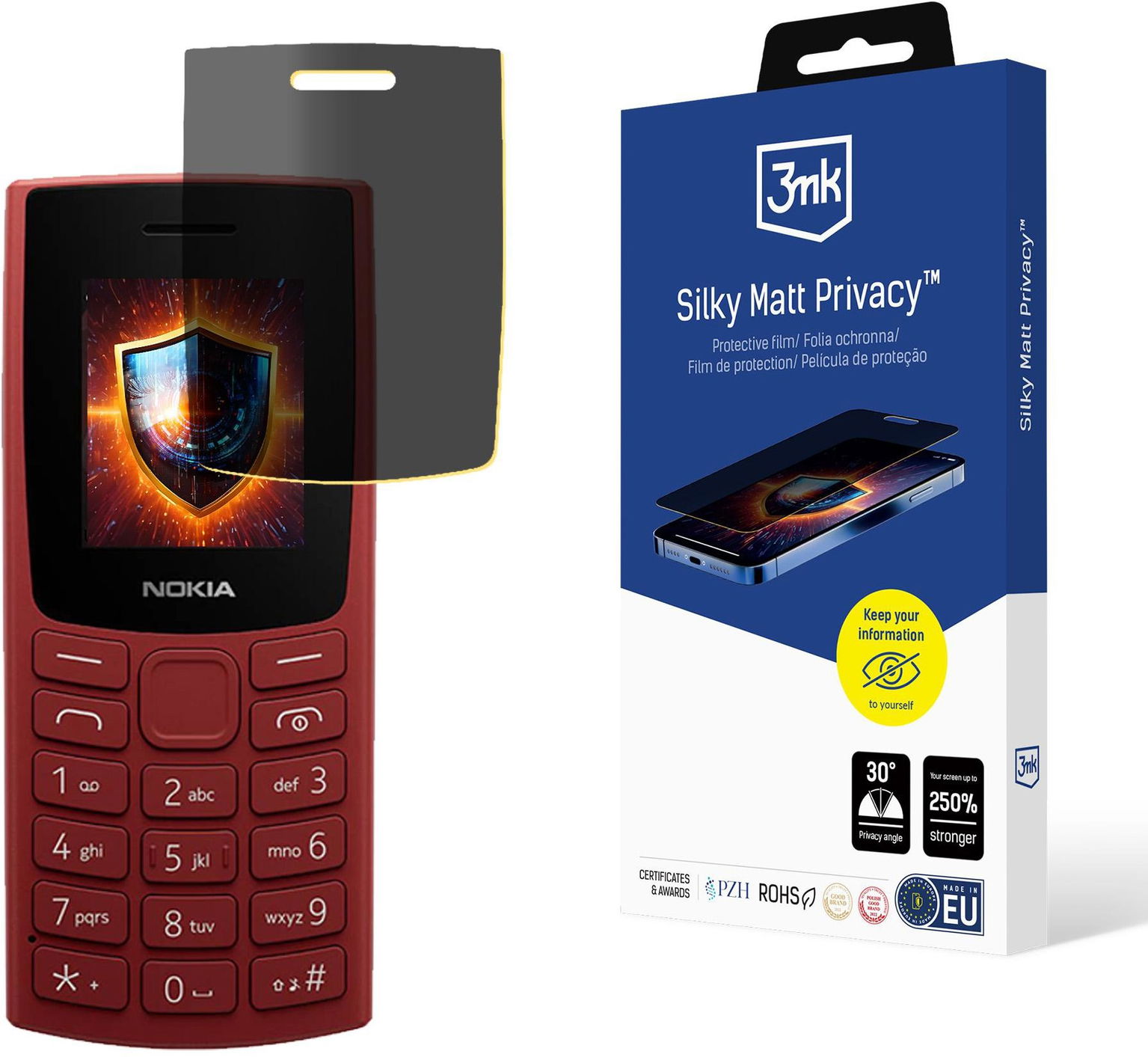 3mk Silky Matt Privacy pre Nokia 105 4G (2023)
