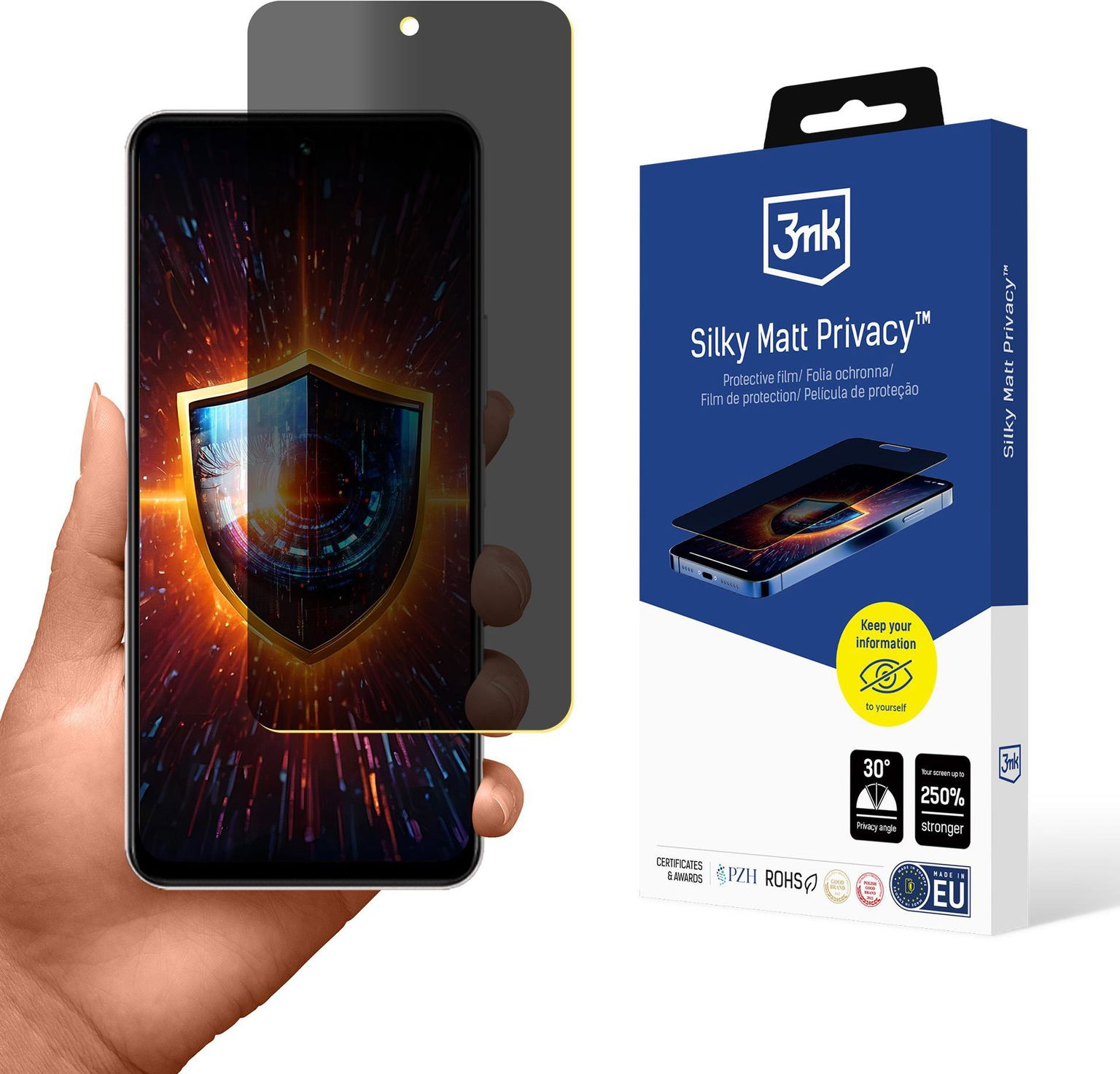 3MK Silky Matt Privacy pre Vivo Y19s