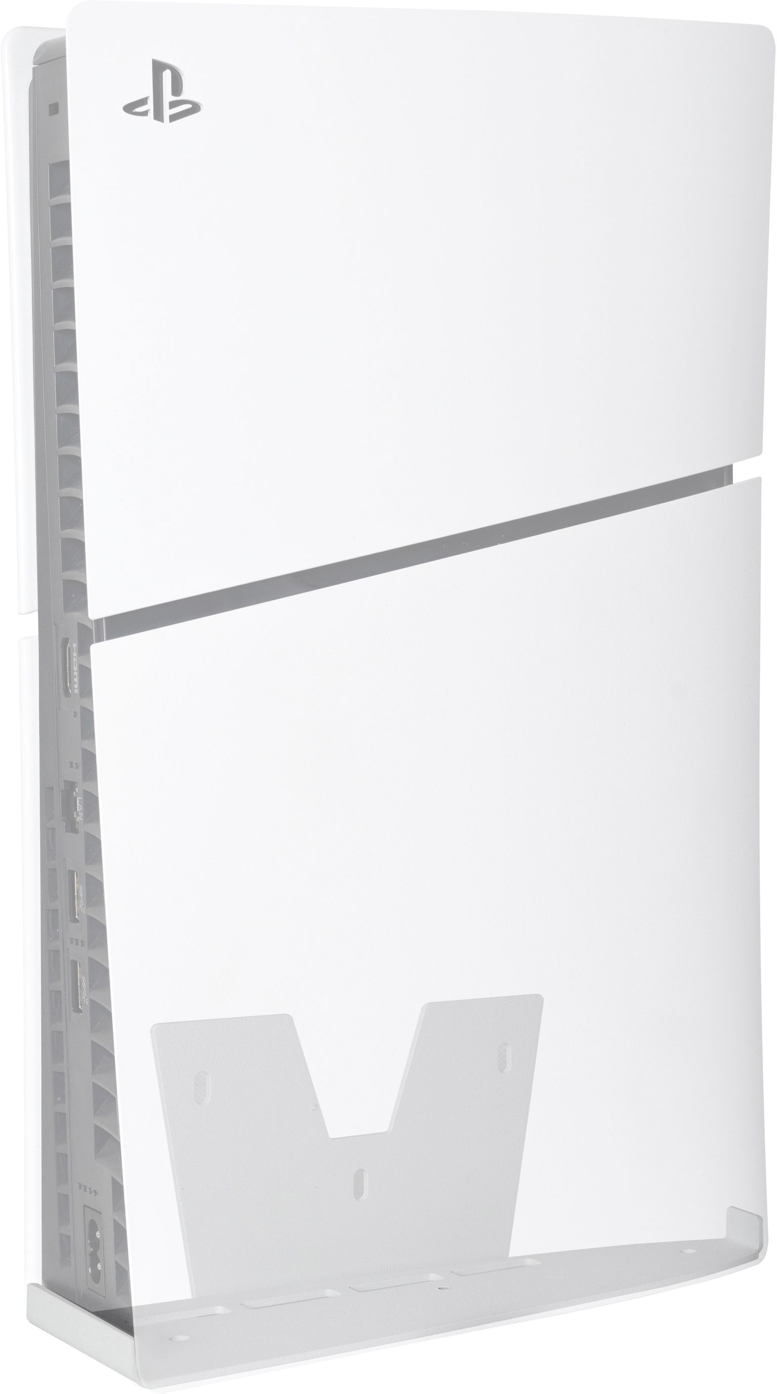 4mount – Wall Mount for PlayStation 5 Slim White + 2× Controller Mount