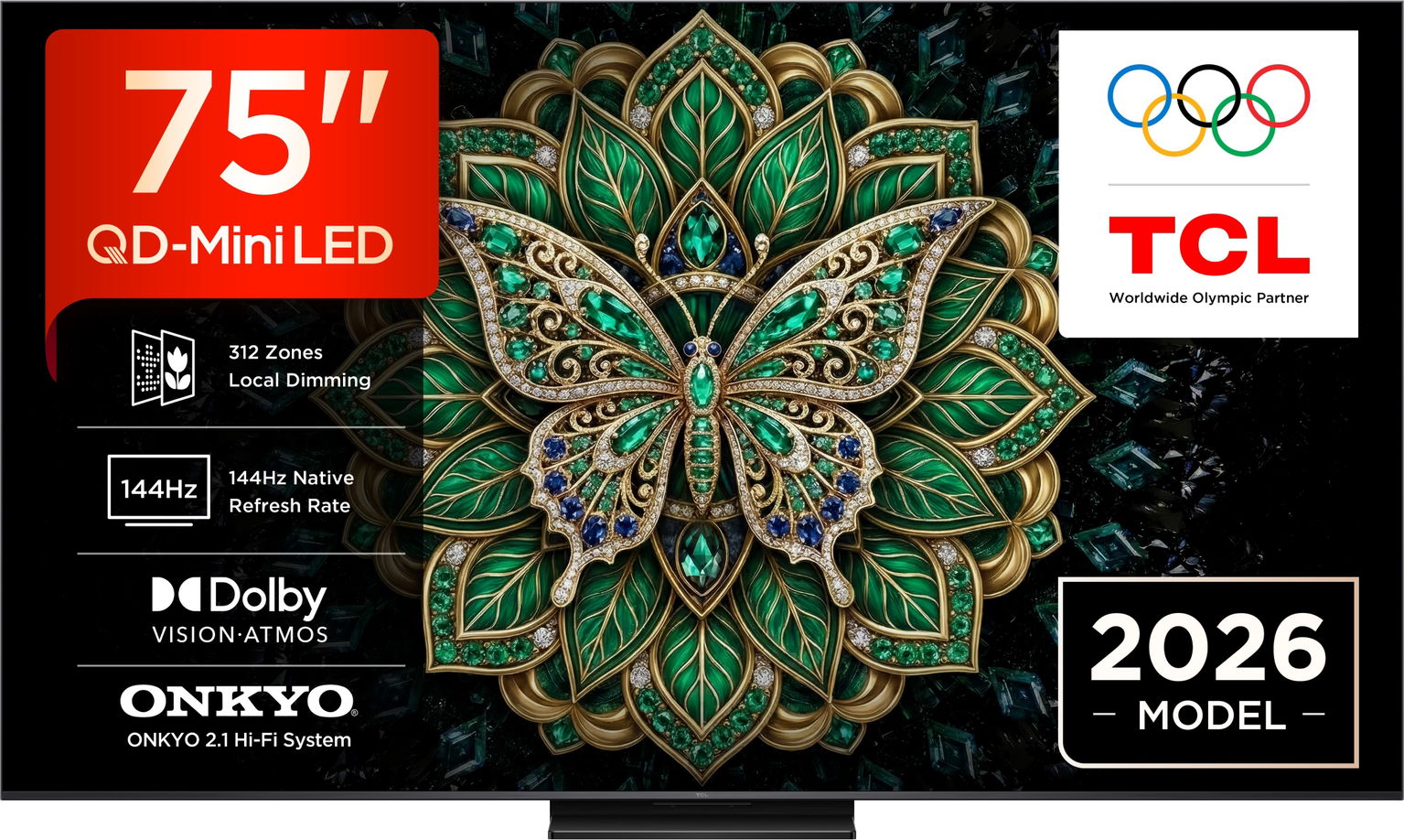 75" TCL 75C6K PRO