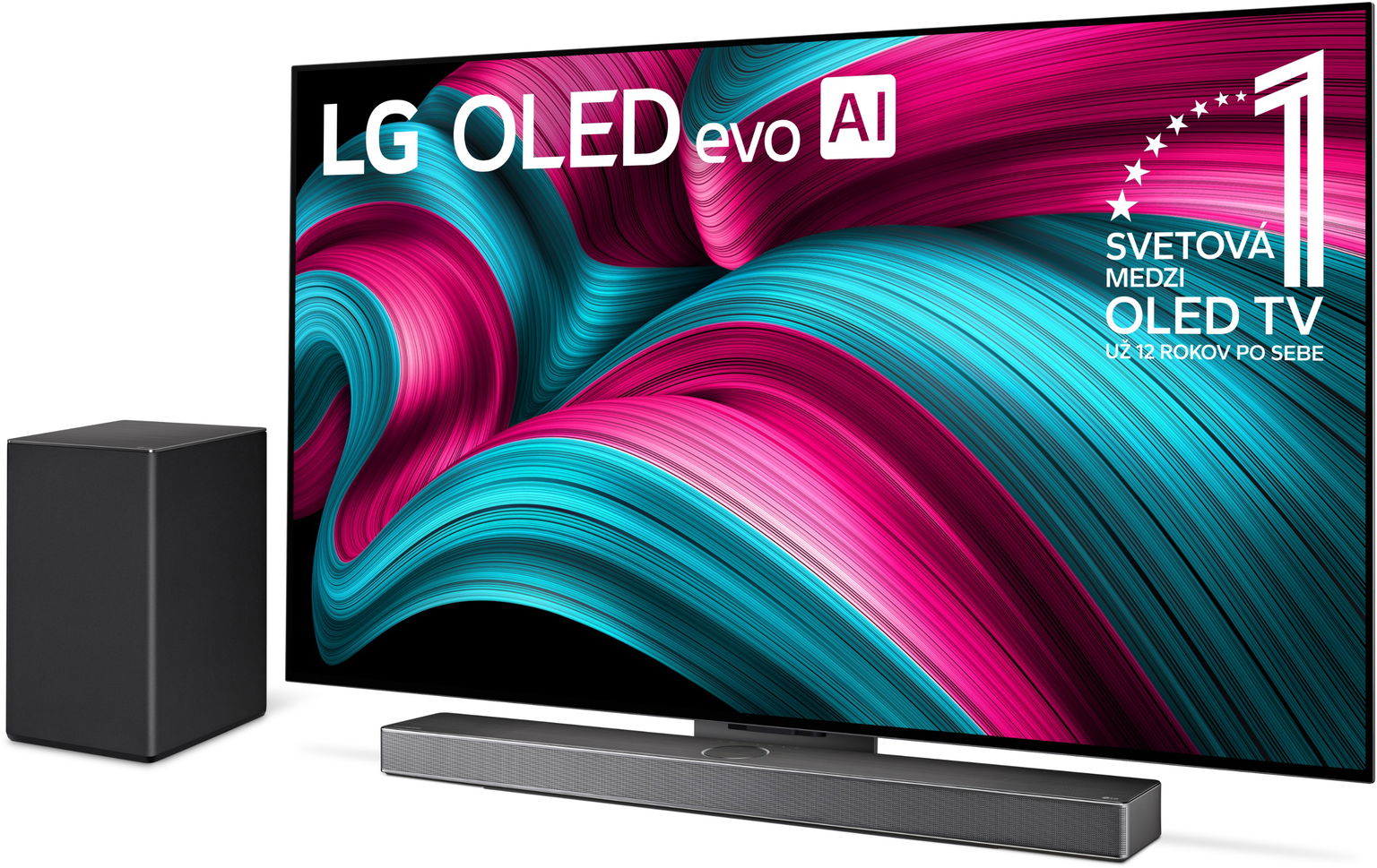 77" LG OLED77C5ELB + Soundbar SC9S