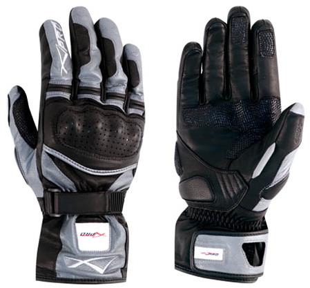 A-PRO PRECISION GU-PSGR sivé moto rukavice ,XS