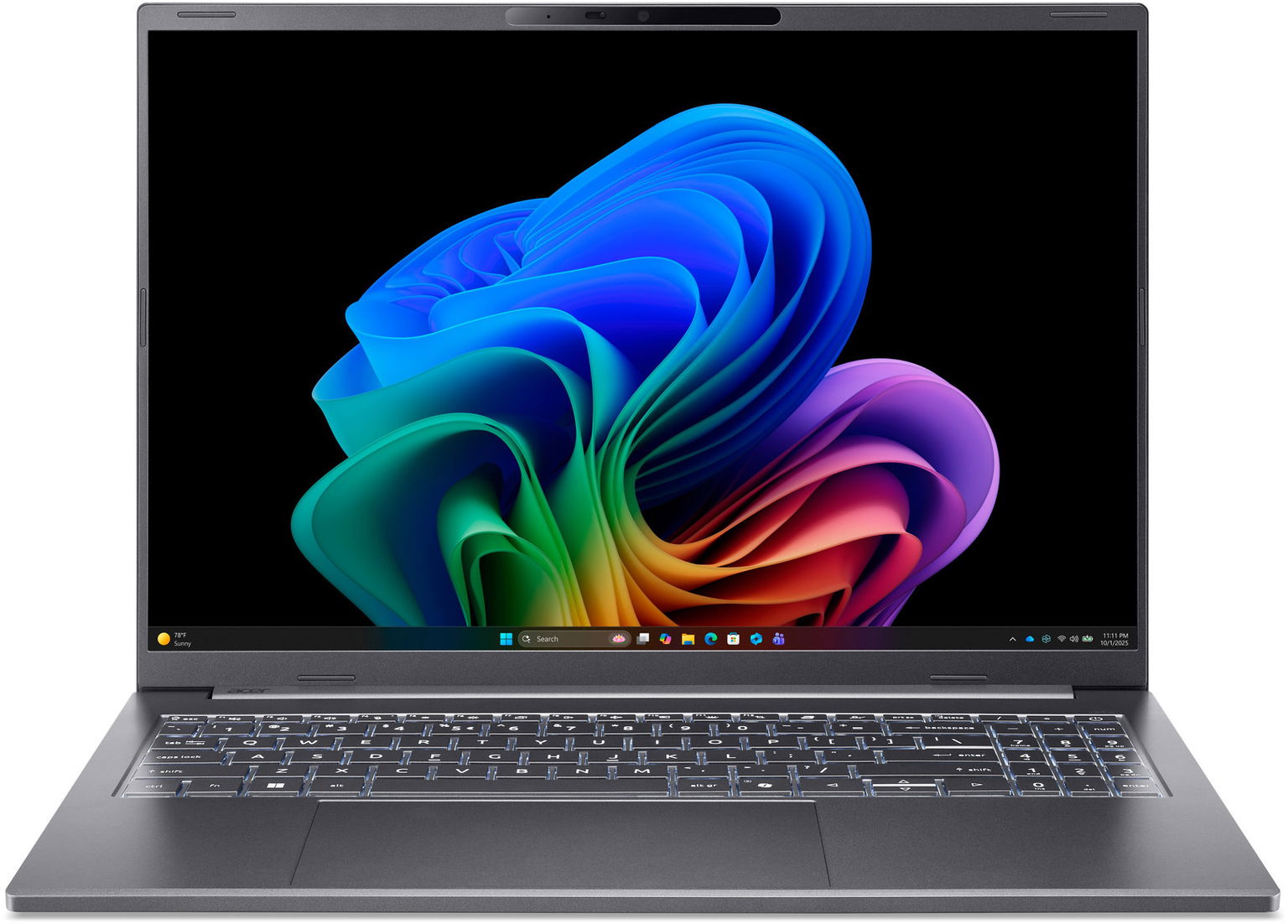 Acer Aspire 16 AI kovový Steel Gray (A16-I71M-75KD) (bez adaptéra)