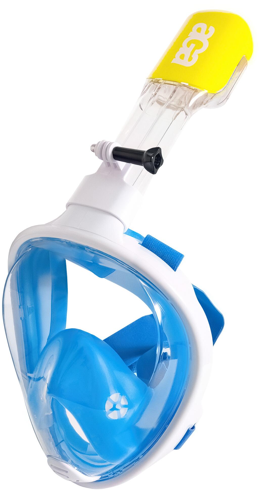 Aga Celotvárová šnorchlovacia maska S/M DS1122 biela/modrá