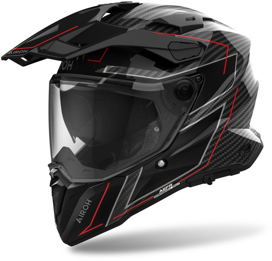 AIROH prilba COMMANDER 2 Carbon Stylish 2025, lesklá, veľkosť XS