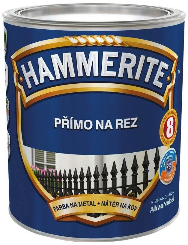 AKZO NOBEL Hammerite Priamo na hrdzu hladký 2,5 l Čierny