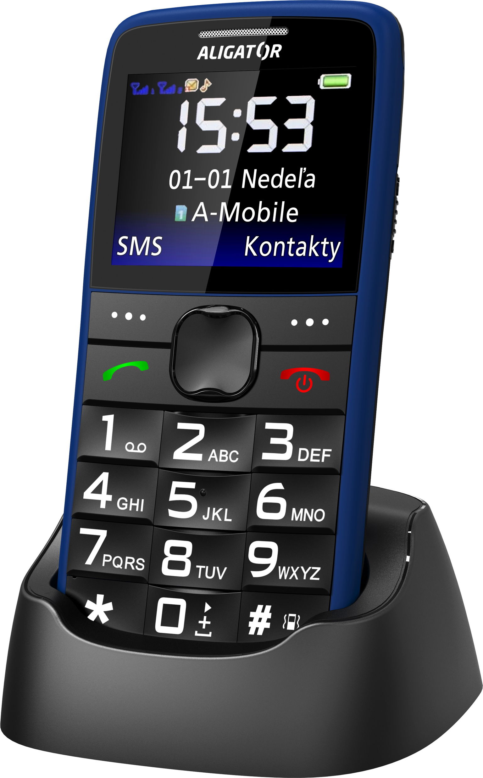 Aligator A675 Senior modrý