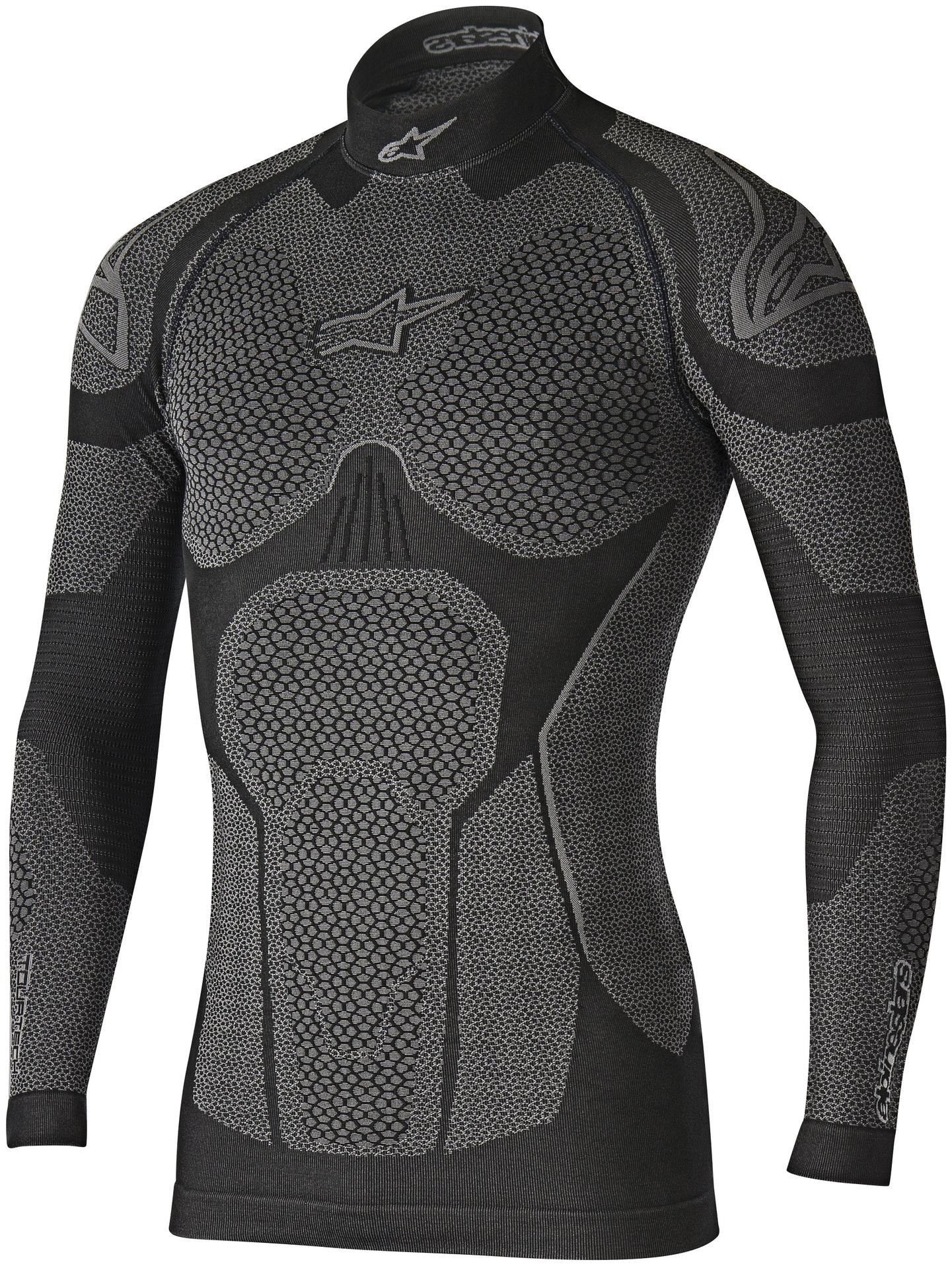 ALPINESTARS termotričko s dlhým rukávom Ride Tech Winter 2024, sivé/čierne, veľ. XS/S