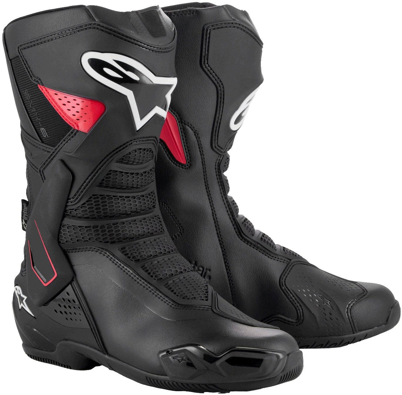 ALPINESTARS topánky SMX-6 3 DRYSTAR, čierne/červené, 2025, veľ. 40
