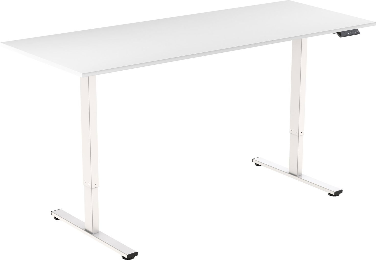 AlzaErgo Table ET2 Core biely + doska 160 × 80 cm lamino biela