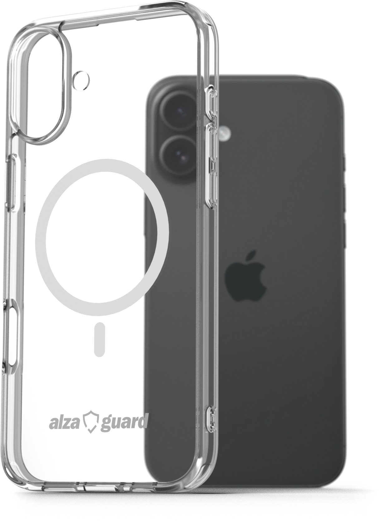 AlzaGuard Crystal Clear TPU Case Compatible with Magsafe na iPhone 16 Plus