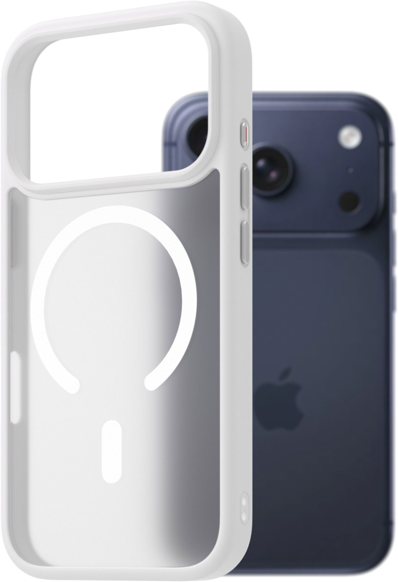 AlzaGuard Matte Case Compatible with Magsafe pre iPhone 17 Pro biely