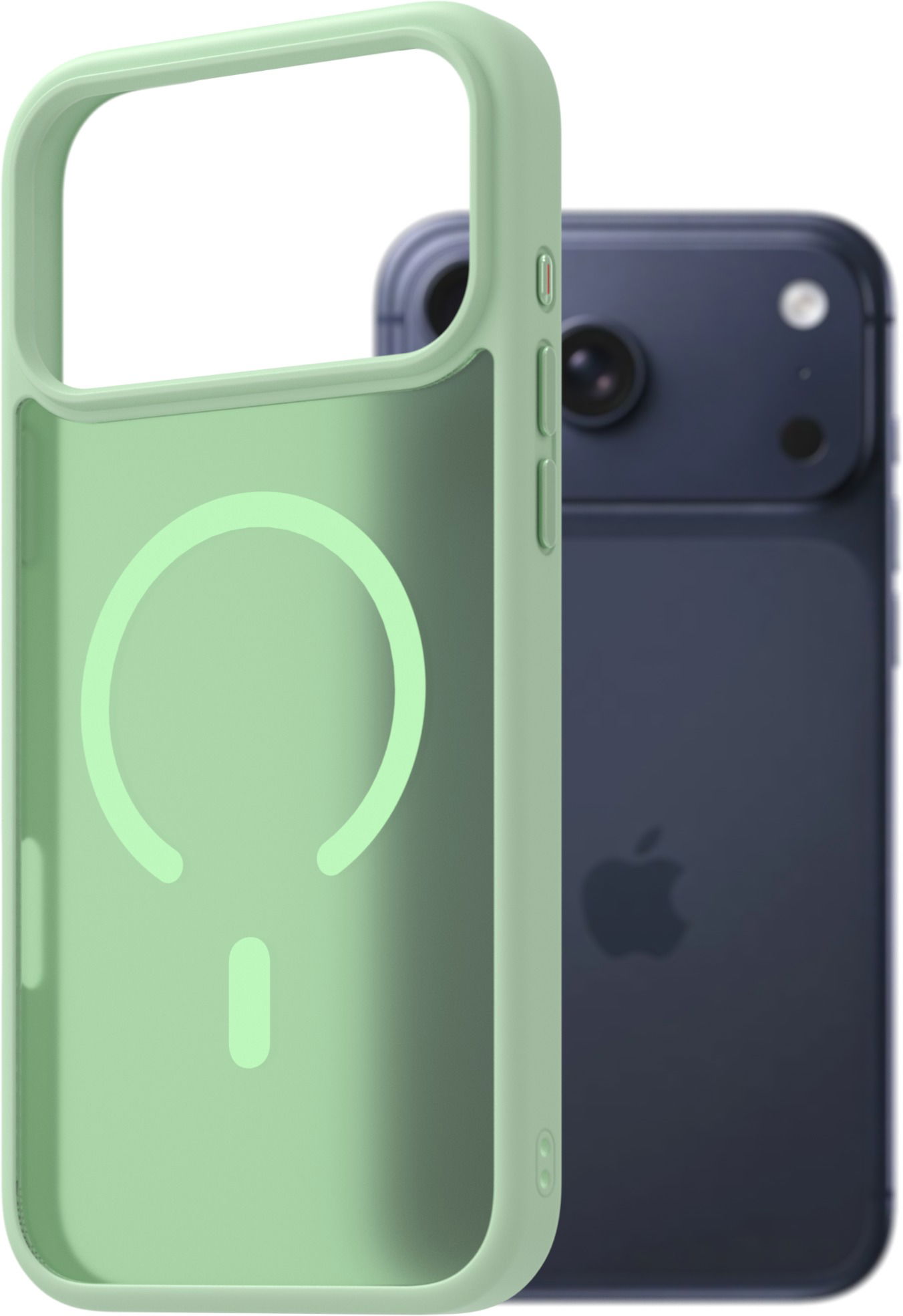 AlzaGuard Matte Case Compatible with MagSafe pre iPhone 17 Pro Max zelený