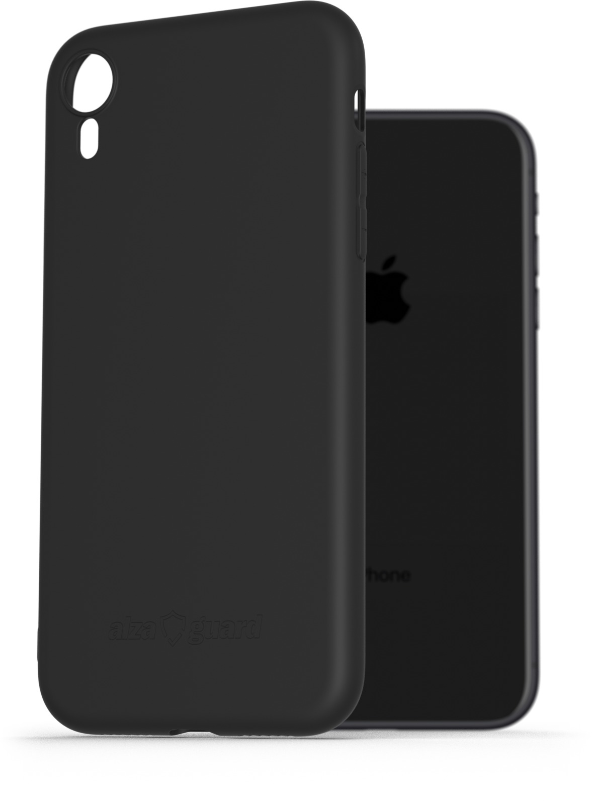 AlzaGuard Matte TPU Case pre iPhone Xr čierny