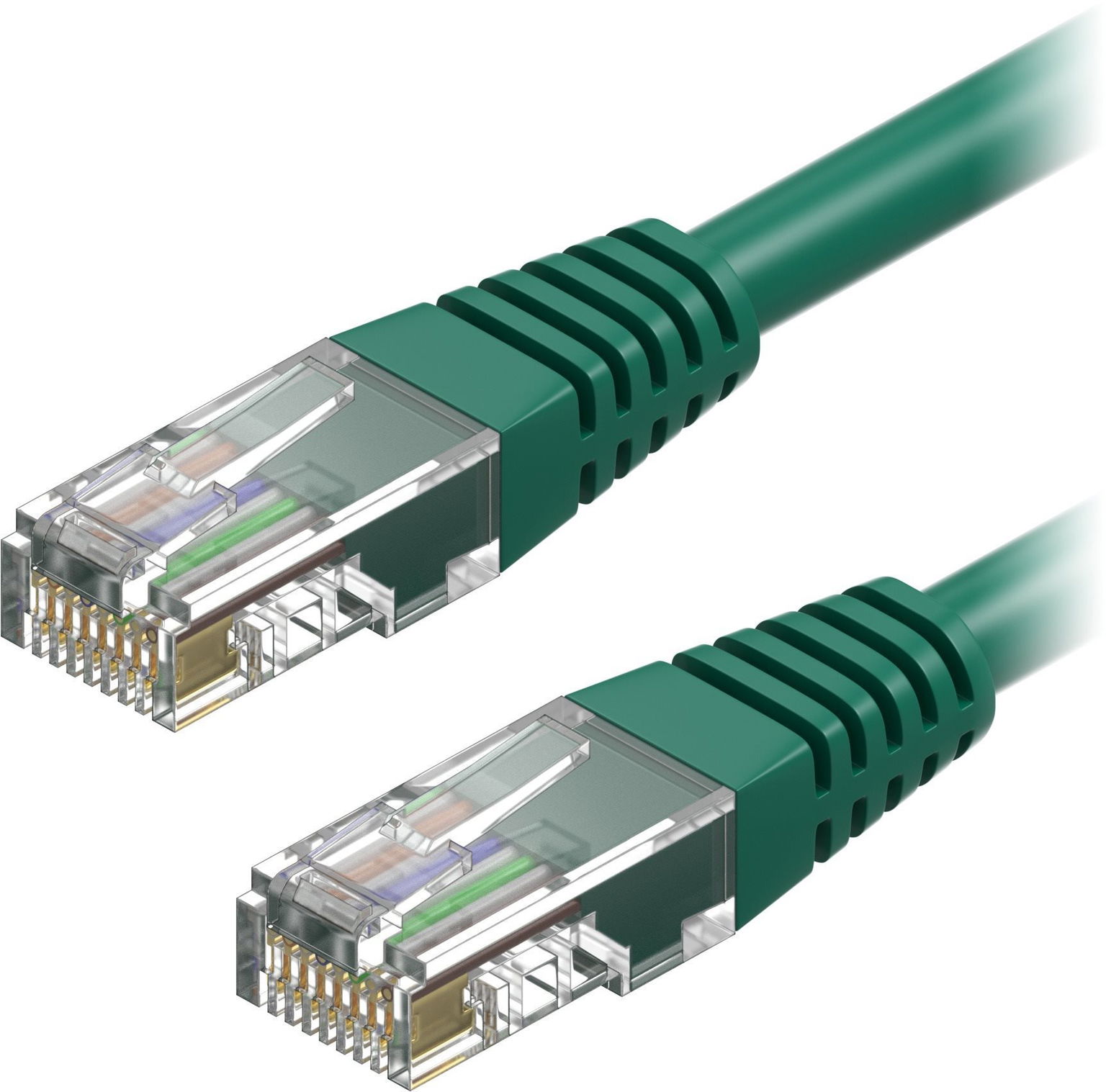 AlzaPower Patch CAT5E UTP 0,25 m zelený