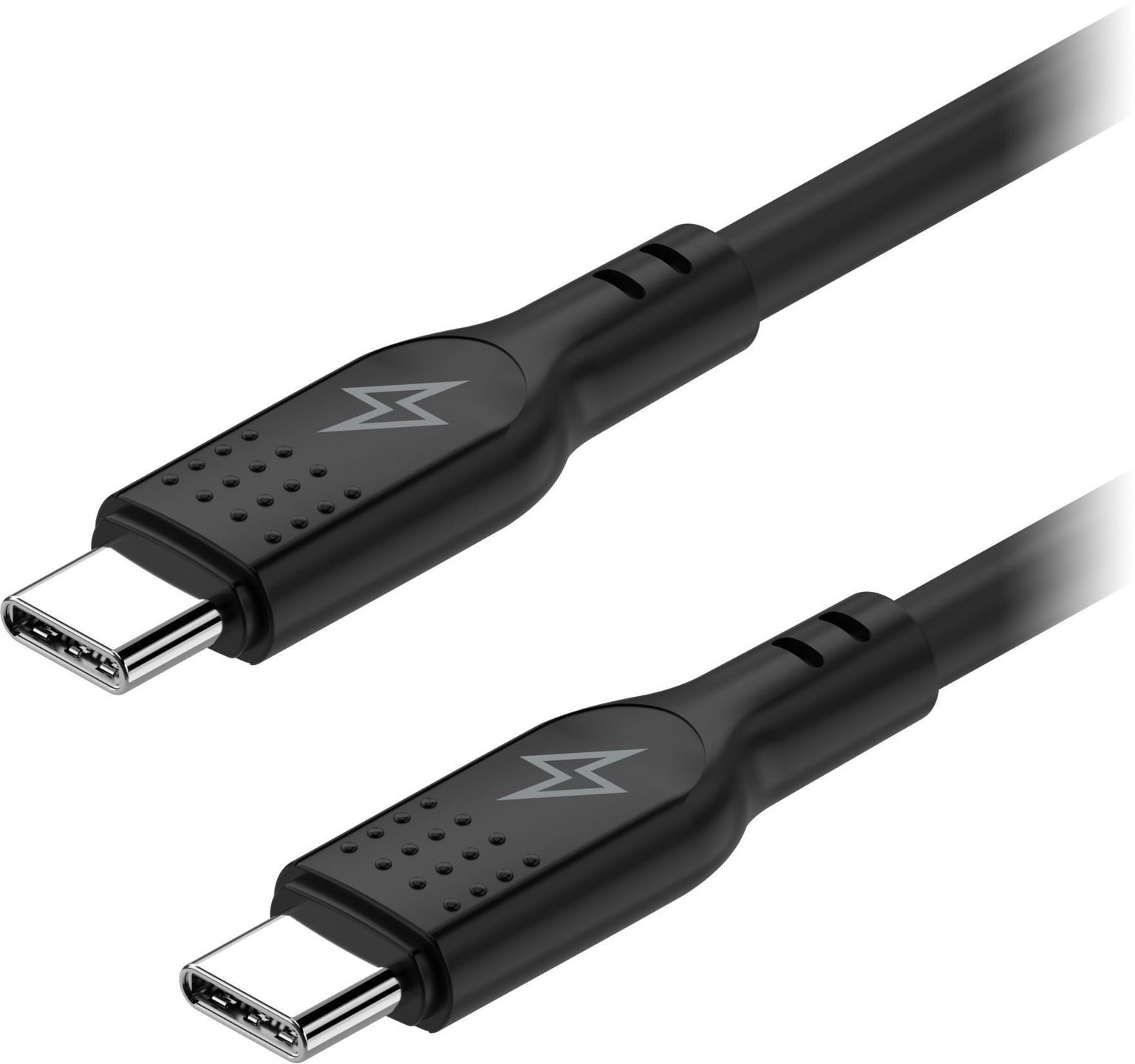 AlzaPower SilkCore USB-C/USB-C 2.0 5 A, 240 W, 2 m, čierny