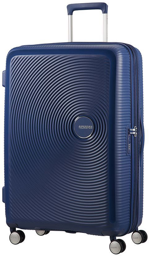 American Tourister Soundbox Spinner 77 EXP Midnight Navy