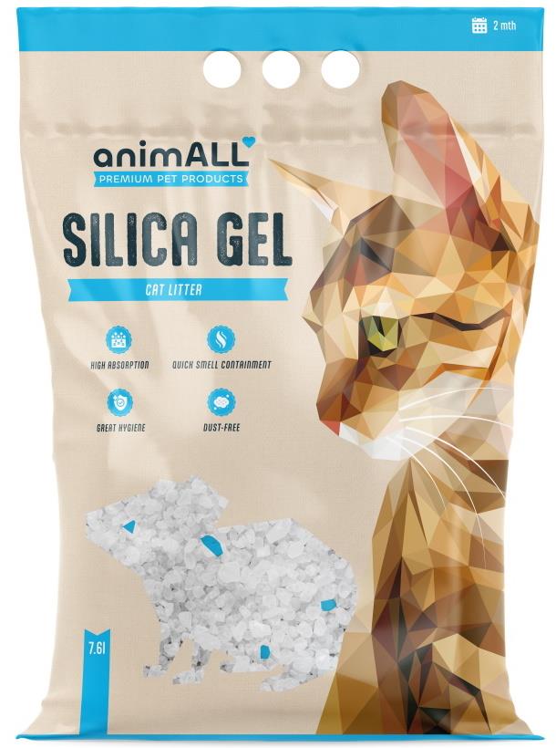 animALL Silikátová podstielka natural 7,6 l