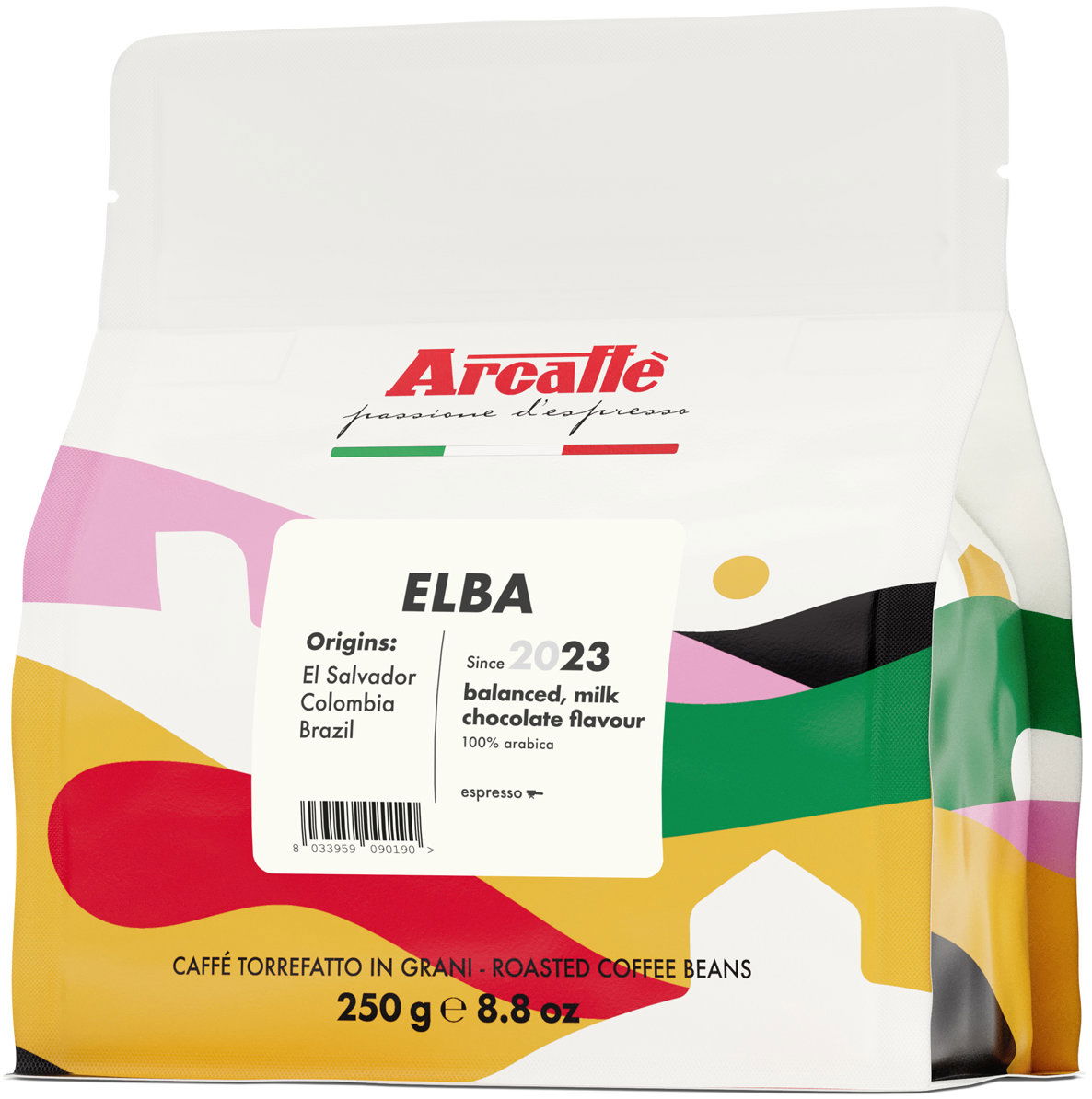 Arcaffe Elba, zrnková, 250 g
