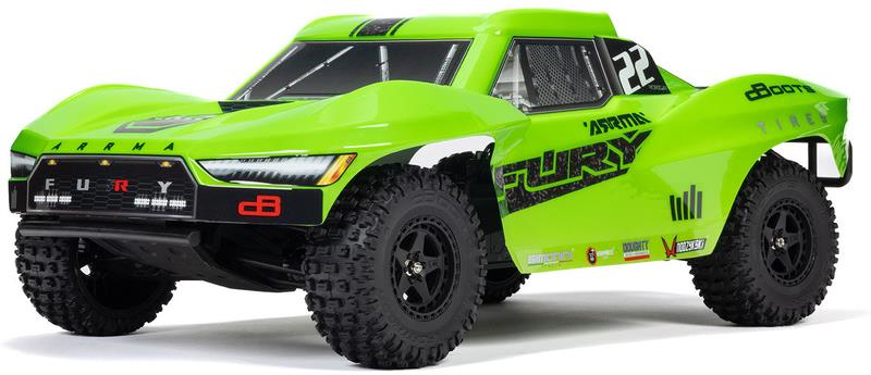 Arrma Fury Mega 550 1:10 RTR Basic zelené
