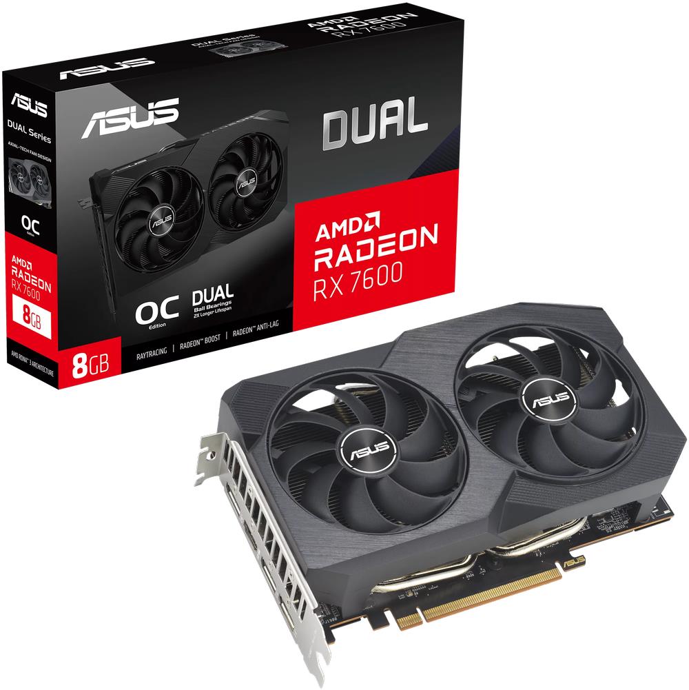 ASUS DUAL Radeon RX 7600 O8G V2