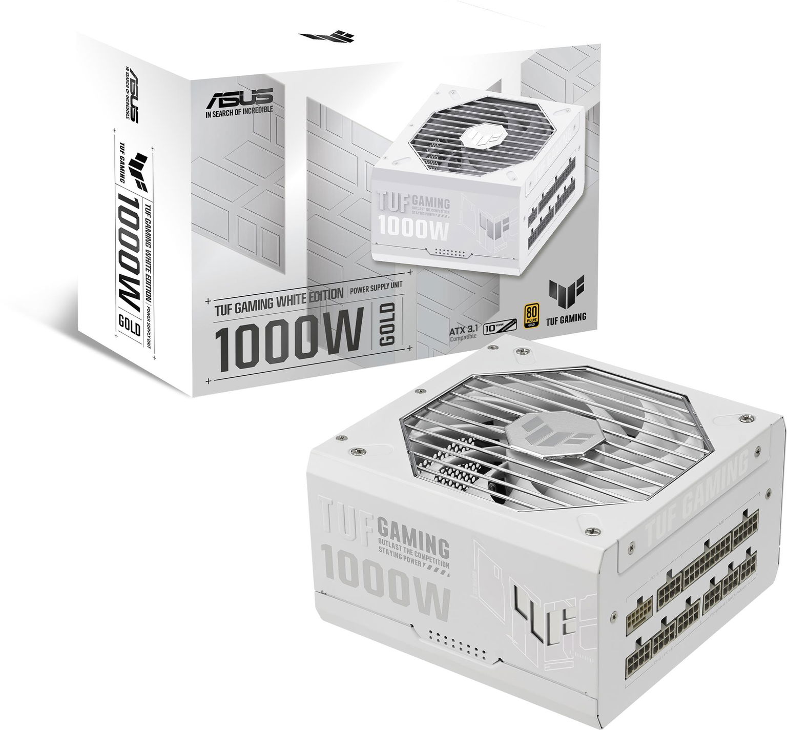 ASUS TUF GAMING 1000 W Gold White Edition