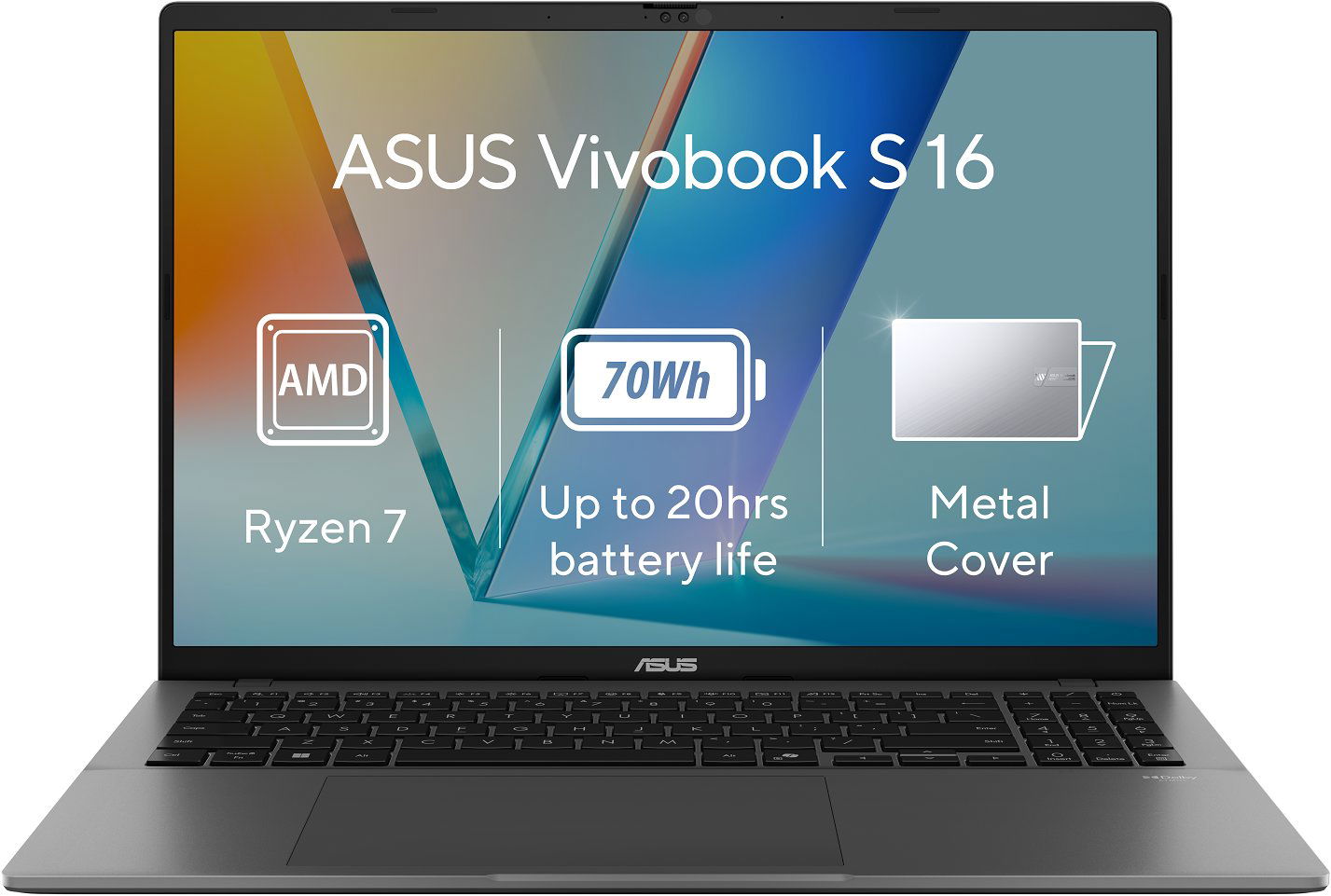 ASUS Vivobook S 16 M3607KA-OLED008W Matte Gray kovový