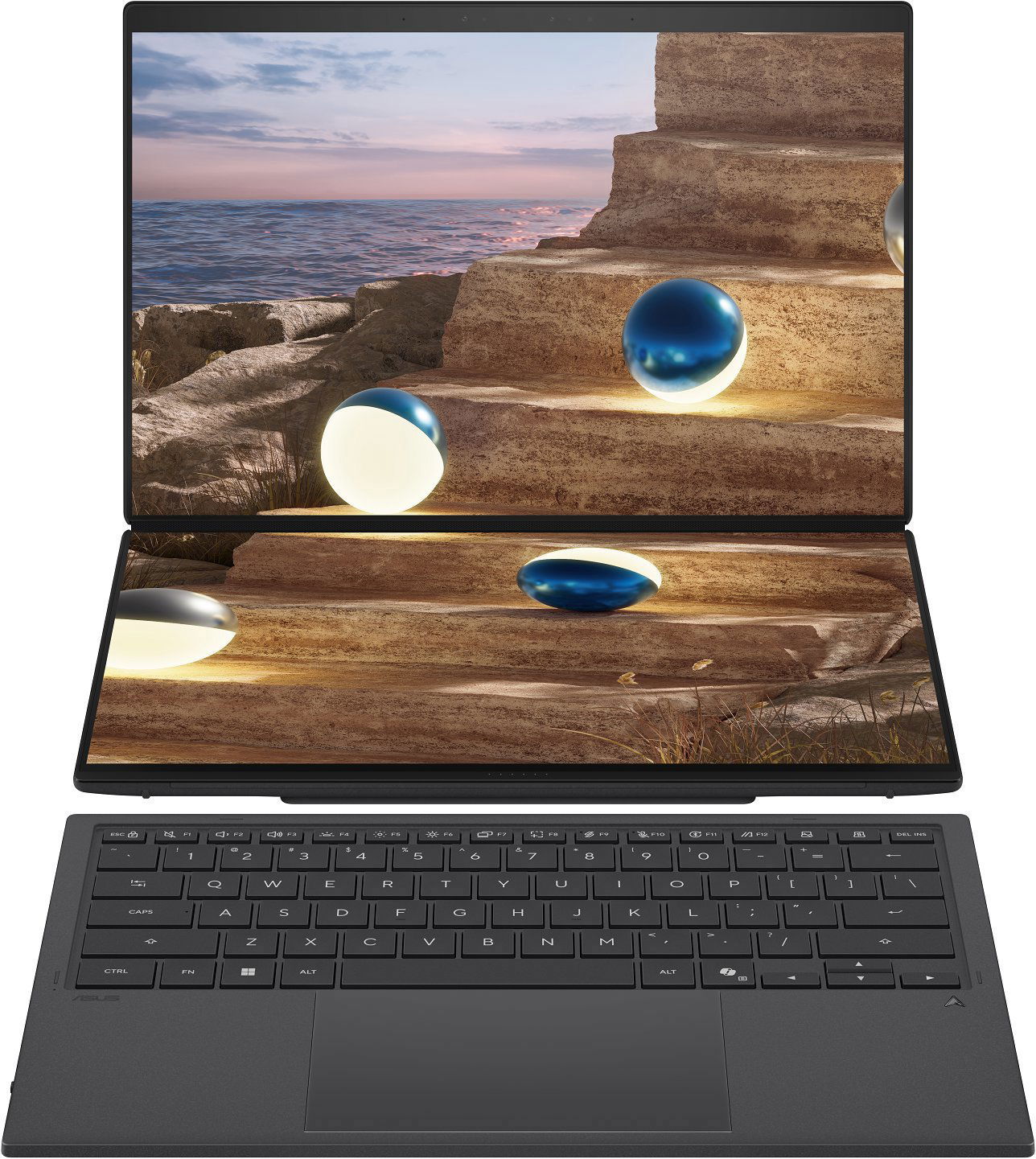 ASUS Zenbook Duo UX8407AA-OLED152W Moher Gray celokovový