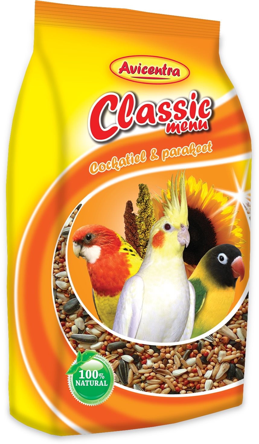 Avicentra Classic menu, malý papagáj, 1 kg