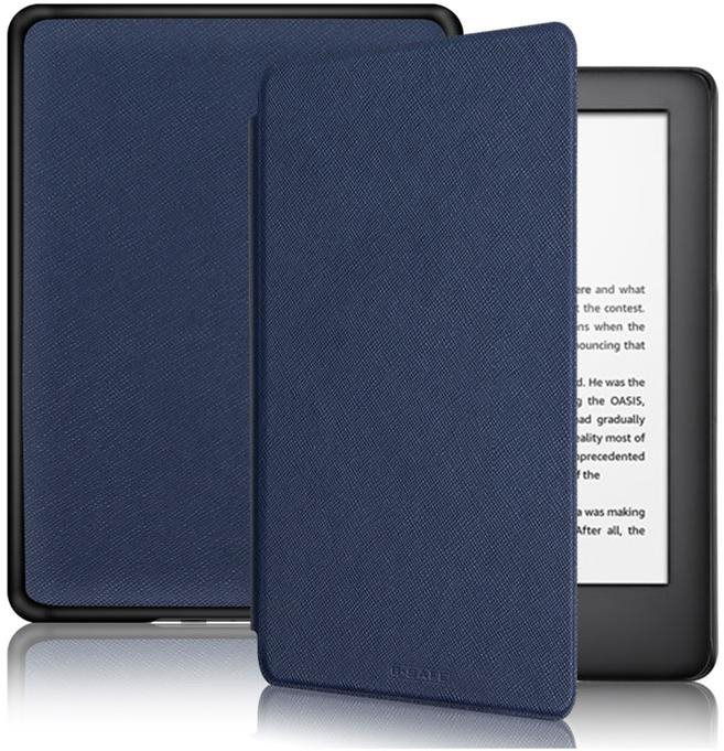 B-SAFE Lock 3402, puzdro na Amazon Kindle 2022/2024, tmavomodré