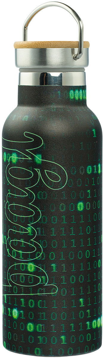BAAGL Termofľaša s bambusovým viečkom Numbers, 500 ml