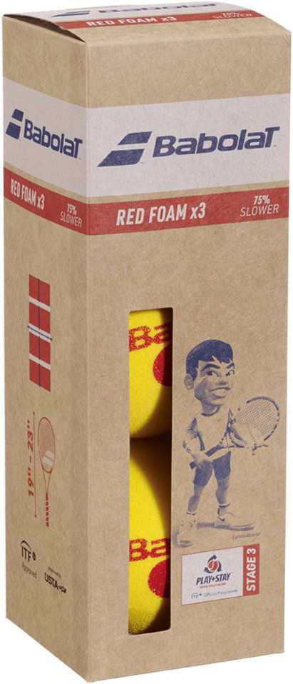 BABOLAT RED FOAM X 3