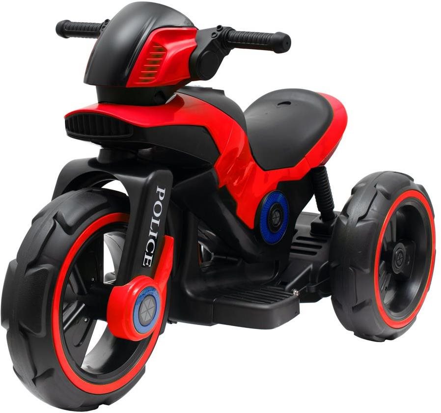BABY MIX detská elektrická motorka Police červená