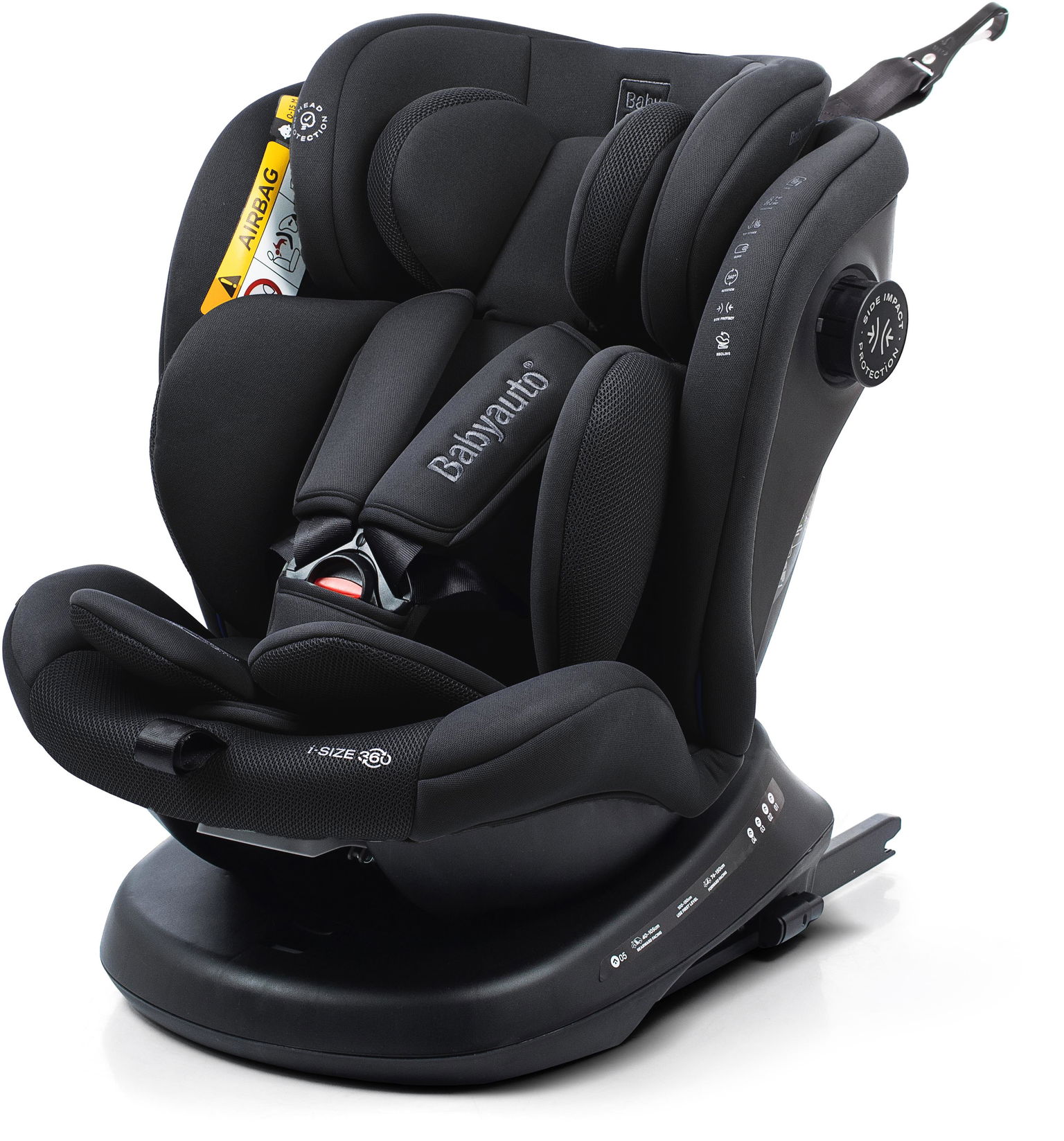 BabyAuto Valora i-Fix i-Size 360 Jet Black