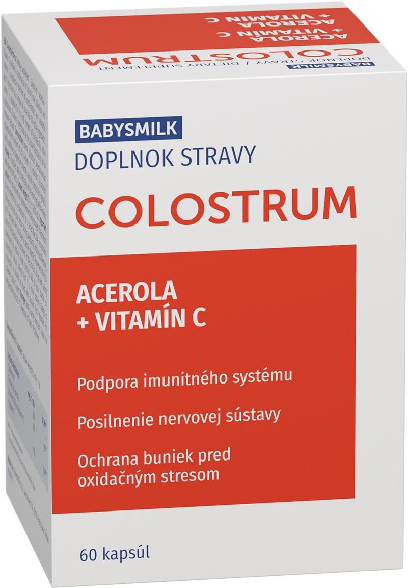 Babysmilk Colostrum Acerola + Vitamín C 60 kapsúl