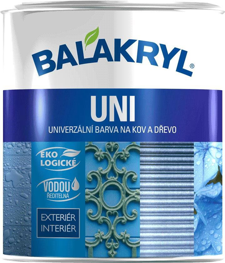 Balakryl UNI MAT, 0199 čierna (2,5 kg)