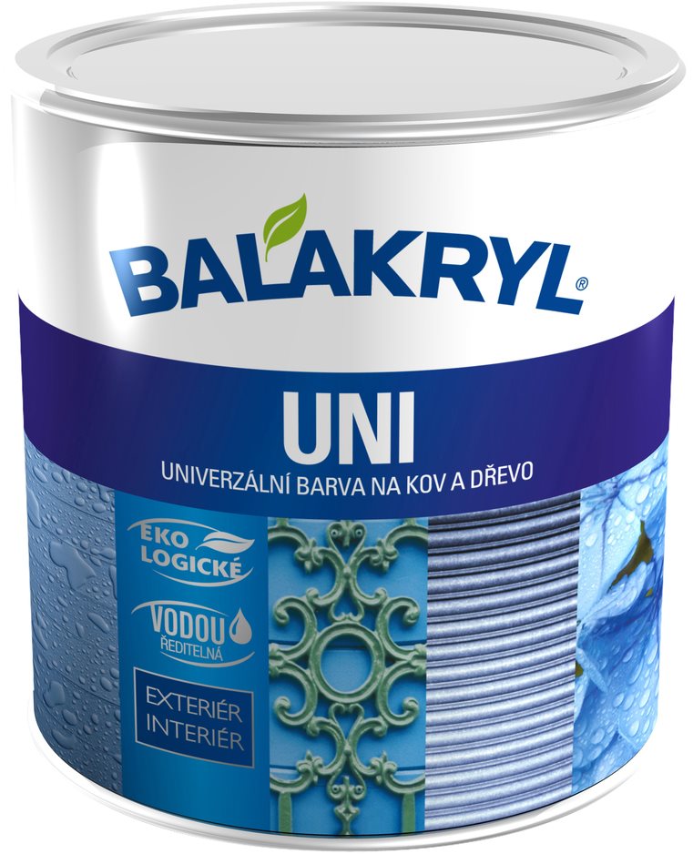 Balakryl Uni mat 0460, 0,7 kg, tmavo modrý