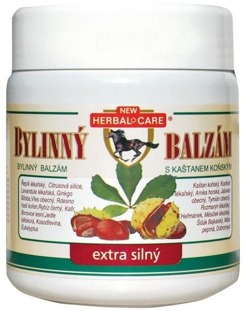 Balzam bylinný s gaštanom konským extra silný 500 ml