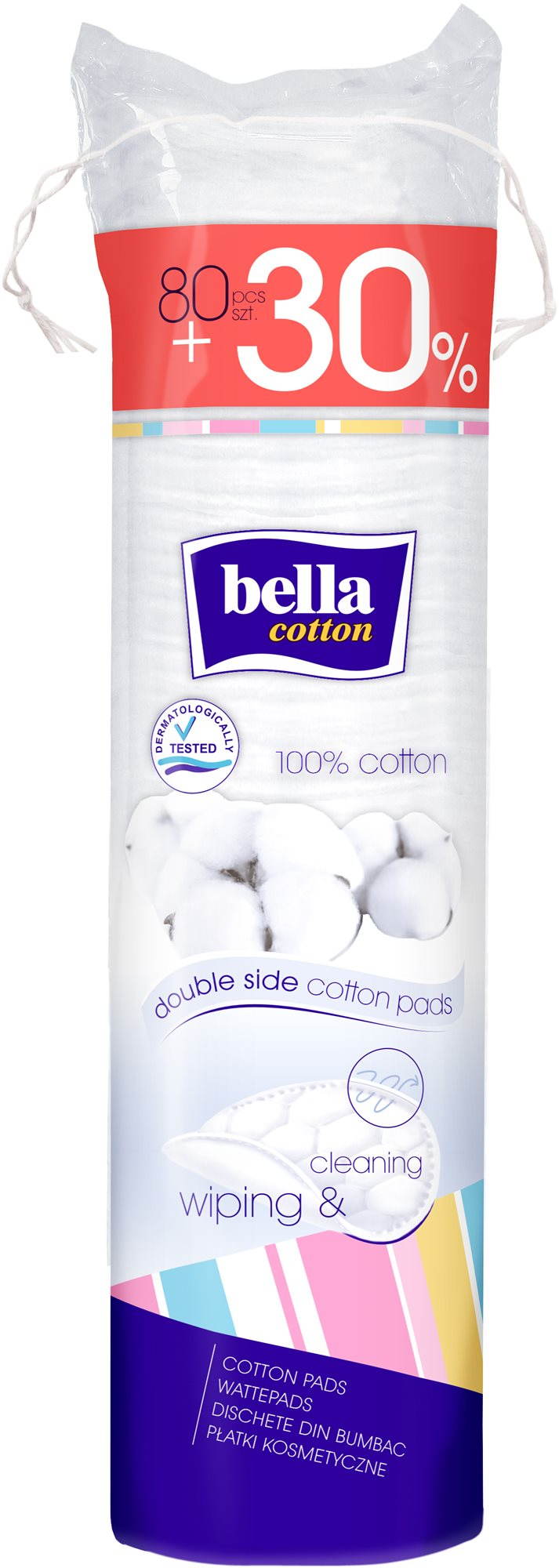 BELLA odličovacie tampóny 80 + 30 ks