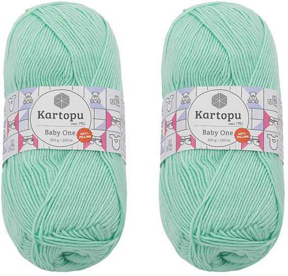 BELLATEX Baby One 100 g set 2 ks - 507 sv. zelená