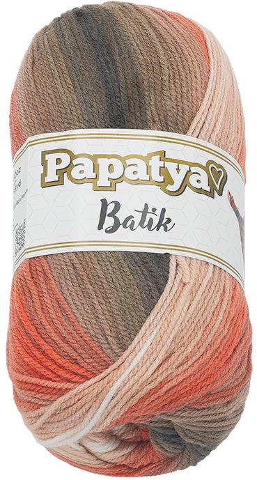 Bellatex Papatya Batik 100g, 554-30 lososová, hnedá