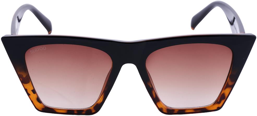 BERTOO dámske slnečné okuliare Lucia black/leopardo